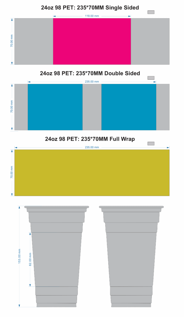 24 oz Plastic Cup - Image 5