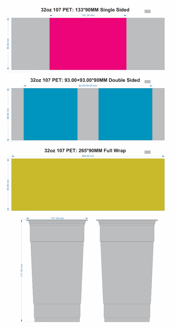 32 oz Plastic Cup - Image 5